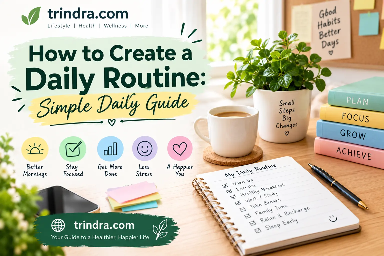 How to Create a Daily Routine for a Better and More Productive Life