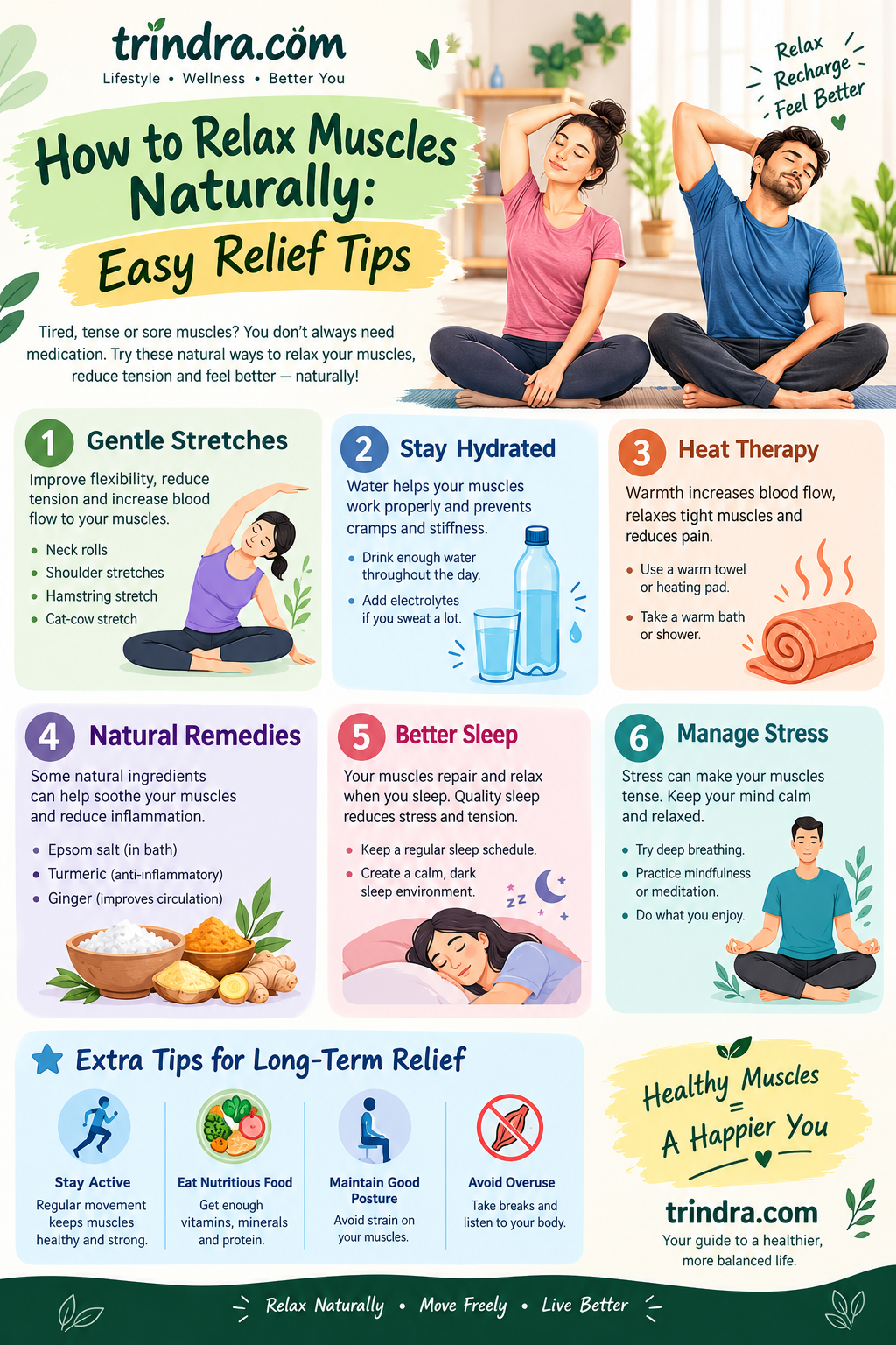how to relax muscles naturally