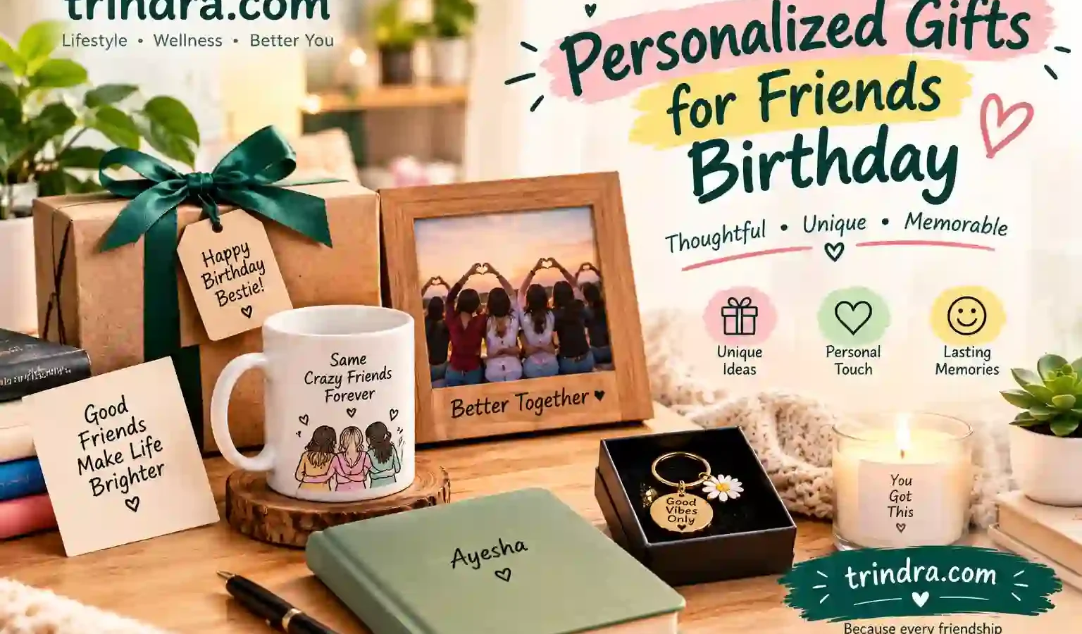 Personalized Gifts for Friends Birthday