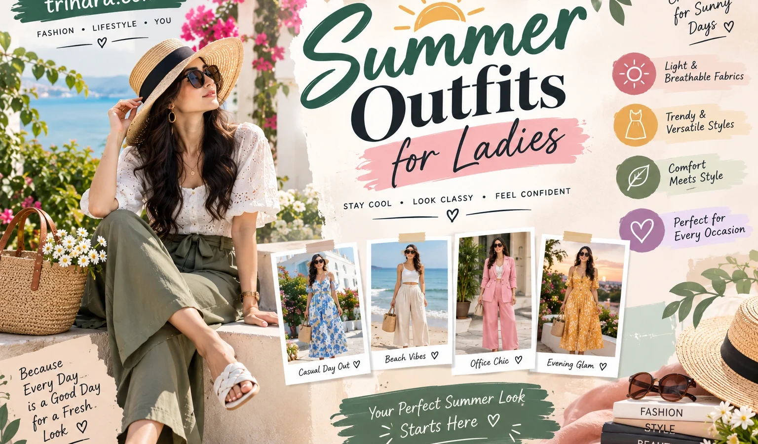 5 Unique Ideas of Summer Outfits for Ladies