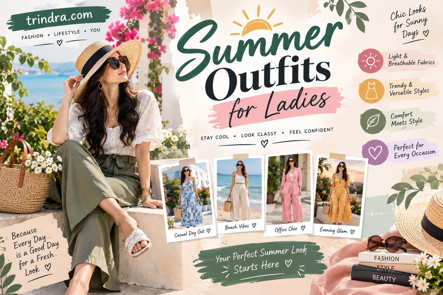 5 Unique Ideas of Summer Outfits for Ladies