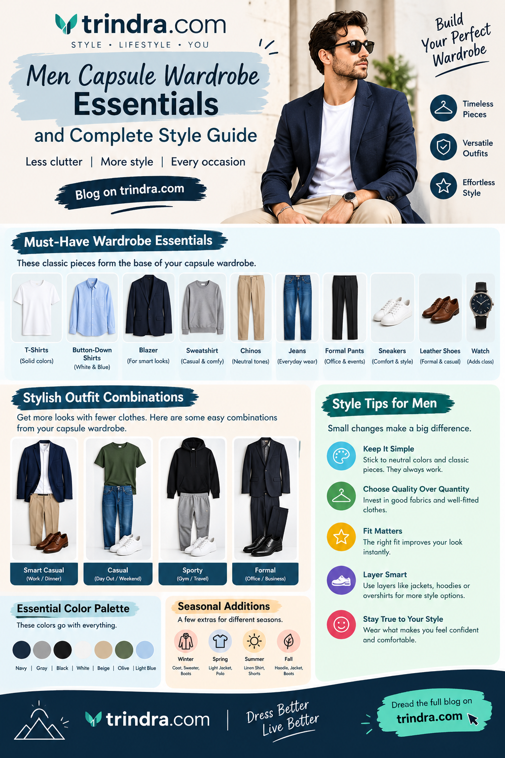 men capsule Wardrobe essentials